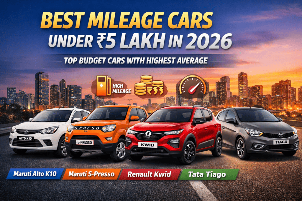 Best Mileage Cars Under 5 Lakh