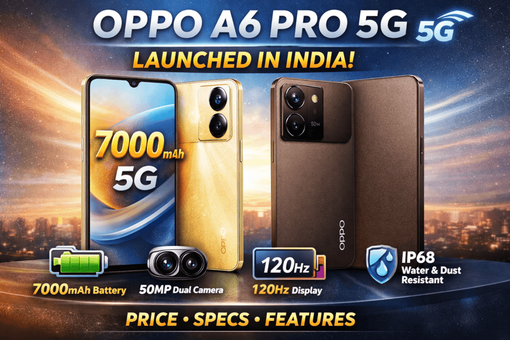 Oppo A6 Pro 5G Launched in India